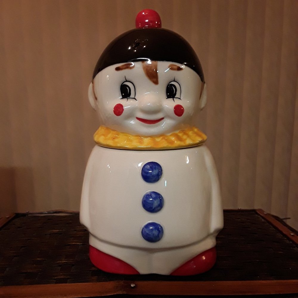 Vintage GOEBEL Hummel Clown Sugar Creamer Bowl w/Lid